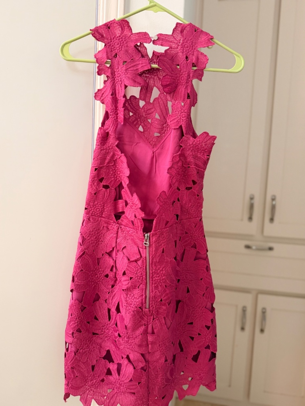 FREE PEOPLE JESSA FLORAL LACE MINI DRESS X SAYLOR - Picture 7 of 12